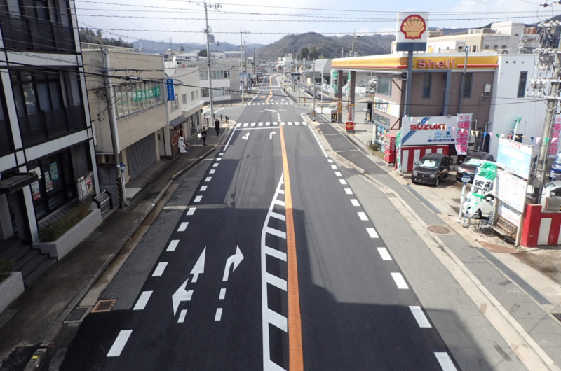 国道9号園部本町地区電線共同溝工事