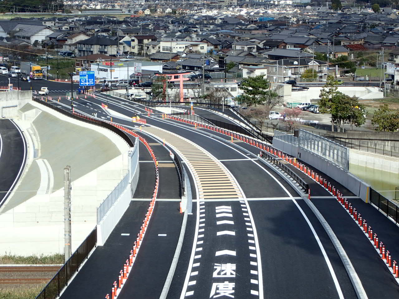 木津東バイパス木津地区舗装工事