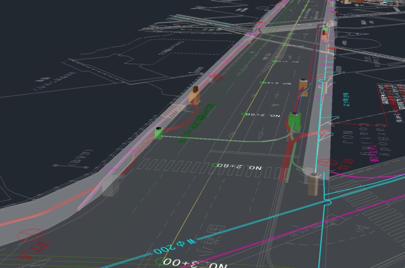 国道1号上鈎電線共同溝工事