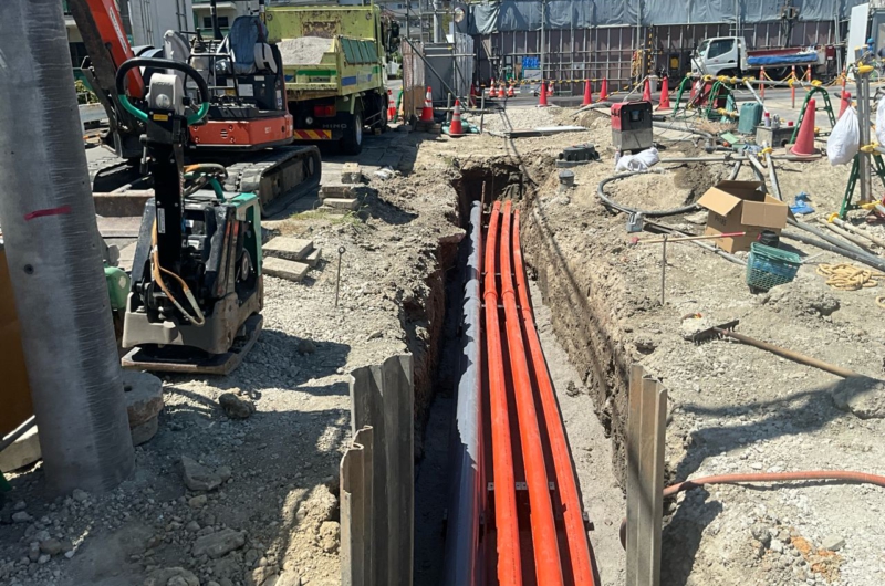 豊中市営西谷住宅電線共同溝工事